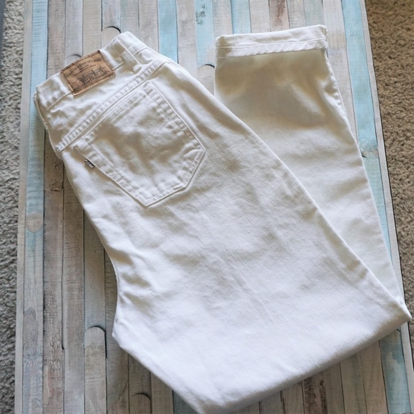 Levi's Denim - Rare Levi’s 900 Vintage White Jeans Mom Jeans 12
